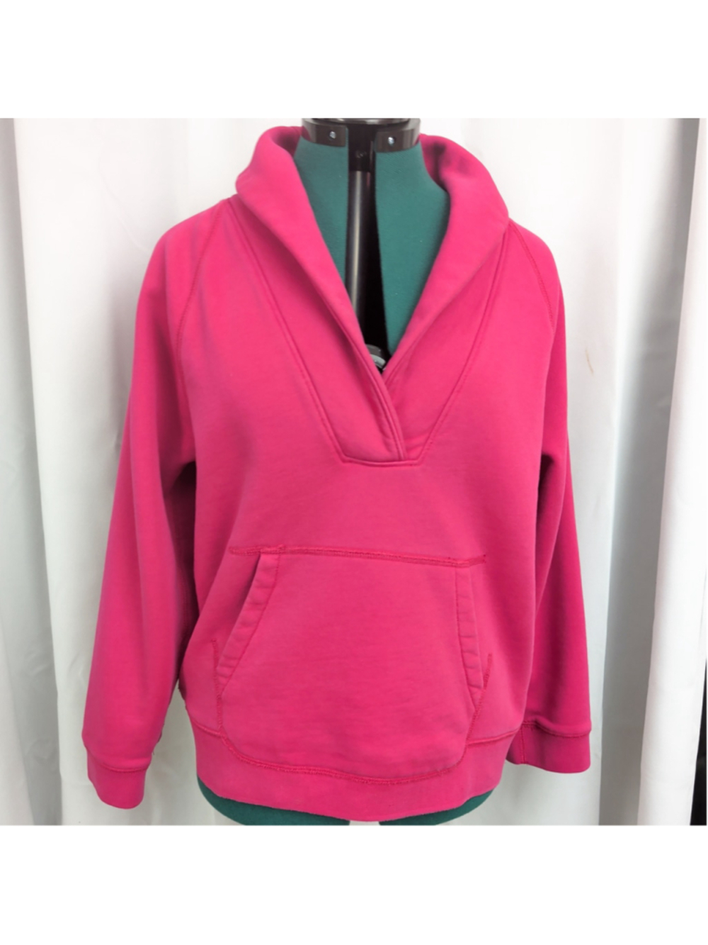 2000's J Crew Cowl Neck Pink Sweatshirt XL